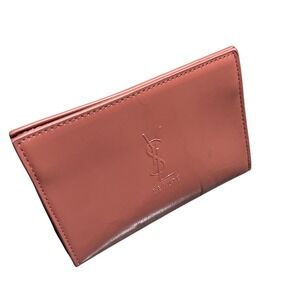 YSL Yves Saint Laurent Beauté Pink Cosmetic Makeup Bag Pouch Gift Promo